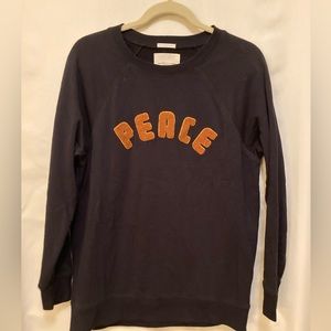 Navy blue Peace sweatshirt
